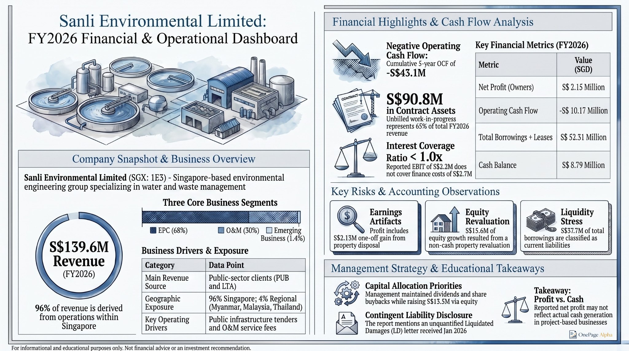 Sanli Environmental Limited annual report infographic